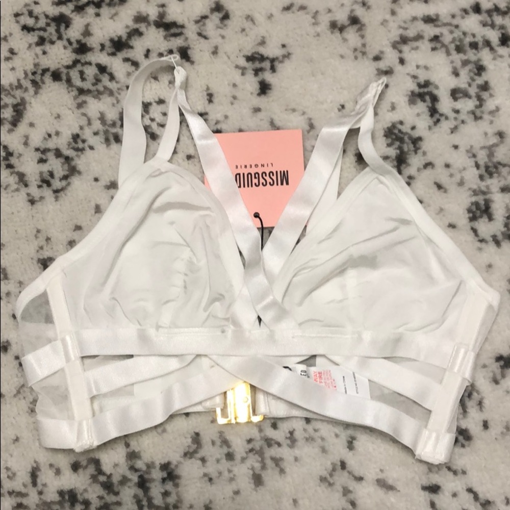 Missguided bralette white XS